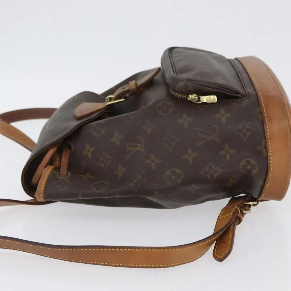 Louis Vuitton Monogram Montsouris MM Backpack Brown